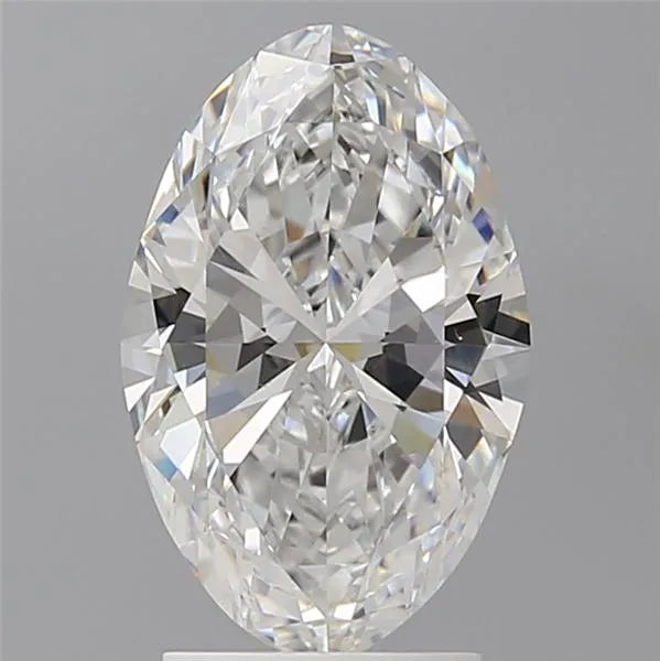 2.50ct Oval Lab Grown Diamond (Colour D, Clarity VVS2, IGI Certified)