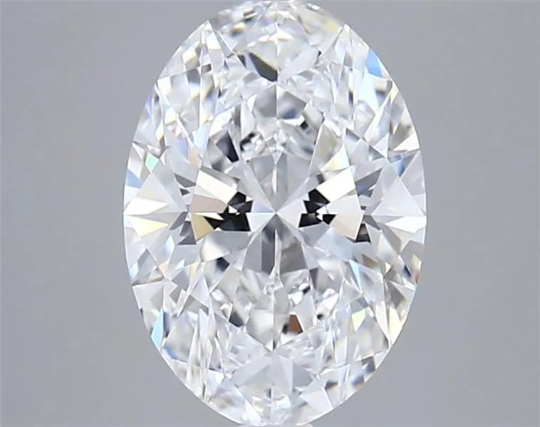 2.50ct Oval Lab Grown Diamond (Colour D, Clarity VVS2, IGI Certified)