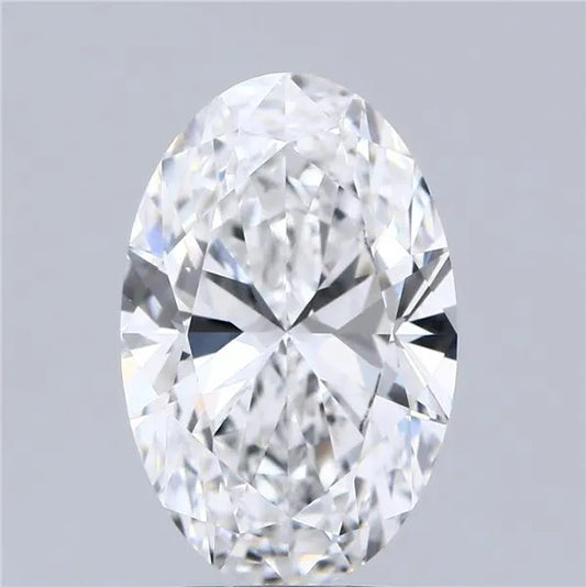 2.50ct Oval Lab Grown Diamond (Colour E, Clarity IF, IGI Certified)