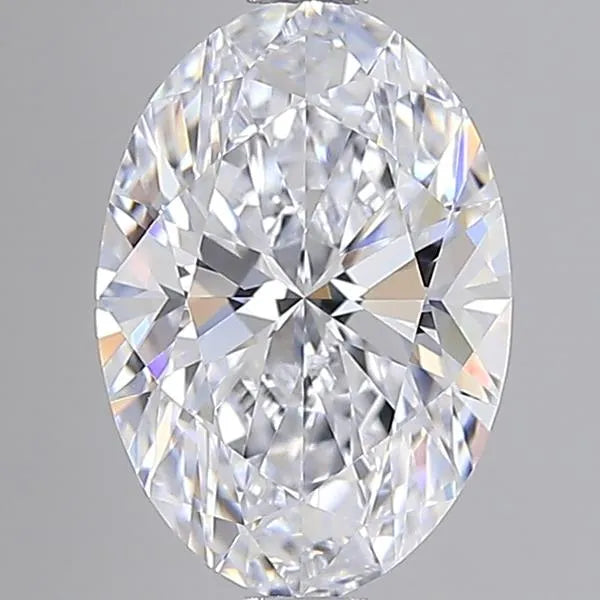 2.50ct Oval Lab Grown Diamond (Colour E, Clarity IF, IGI Certified)