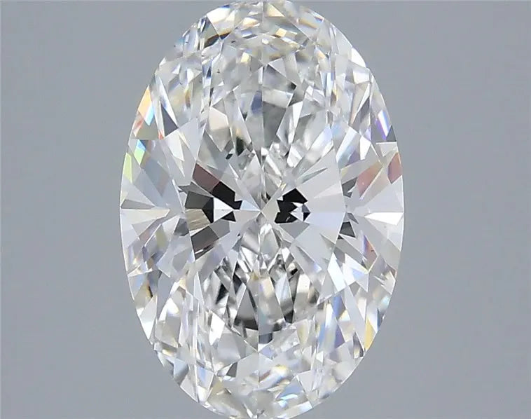 2.50ct Oval Lab Grown Diamond (Colour E, Clarity VS1, IGI Certified)