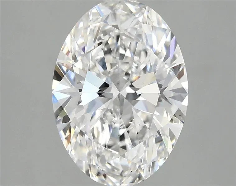 2.50ct Oval Lab Grown Diamond (Colour E, Clarity VS2, IGI Certified)