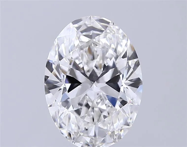 2.50ct Oval Lab Grown Diamond (Colour E, Clarity VS2, IGI Certified)