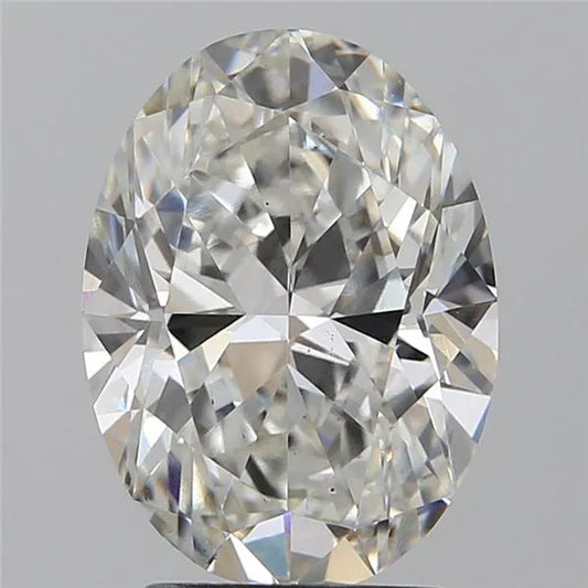 2.50ct Oval Lab Grown Diamond (Colour E, Clarity VS2, IGI Certified)