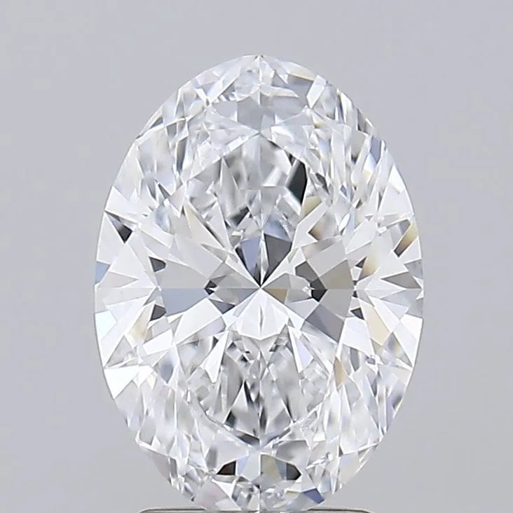 2.50ct Oval Lab Grown Diamond (Colour E, Clarity VVS1, IGI Certified)