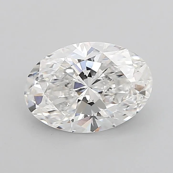2.50ct Oval Lab Grown Diamond (Colour E, Clarity VVS2, IGI Certified)