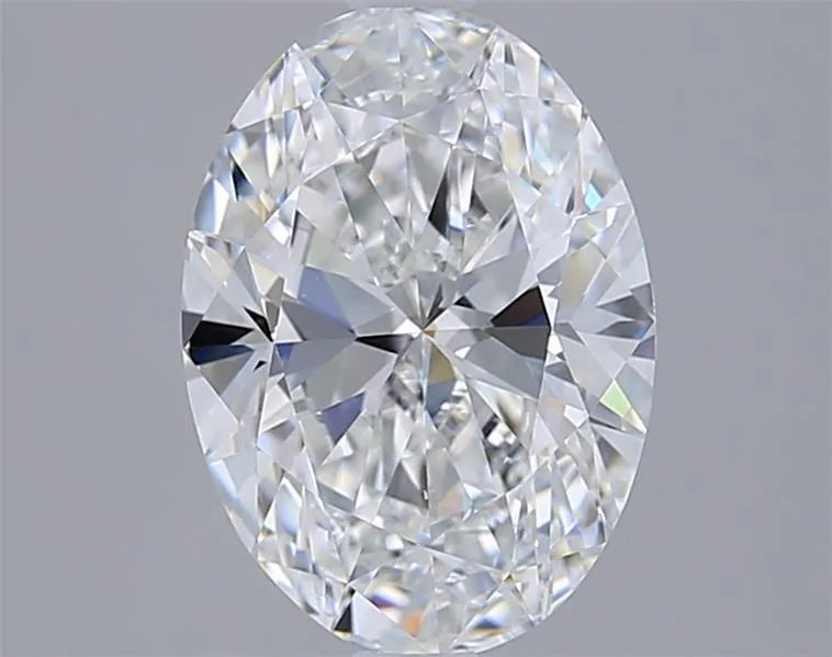 2.50ct Oval Lab Grown Diamond (Colour E, Clarity VVS2, IGI Certified)