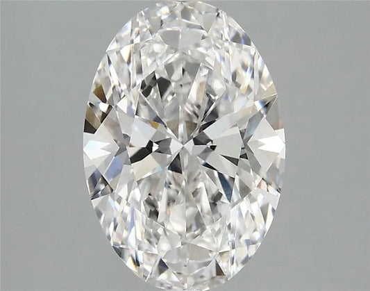 2.50ct Oval Lab Grown Diamond (Colour F, Clarity VS1, IGI Certified)