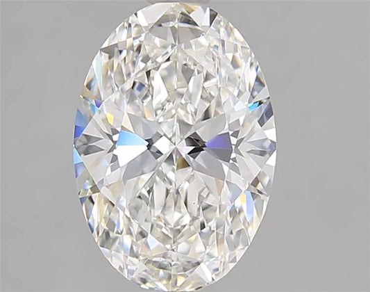 2.50ct Oval Lab Grown Diamond (Colour F, Clarity VS1, IGI Certified)