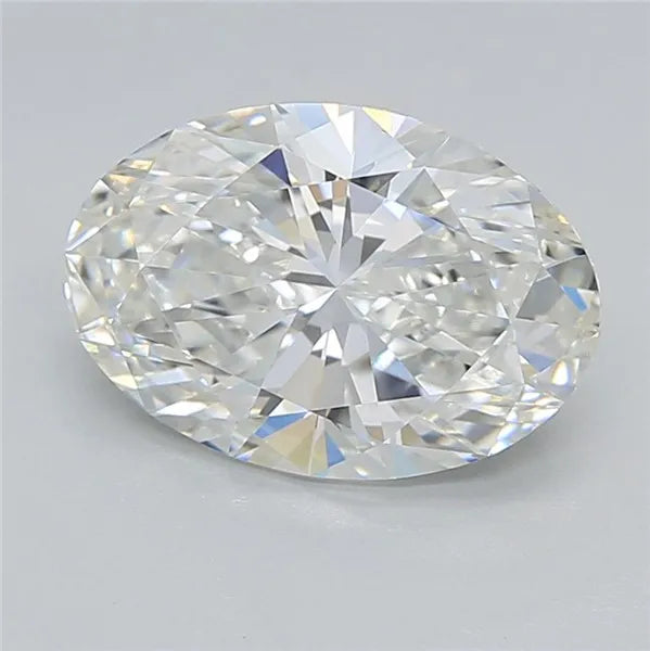 2.50ct Oval Lab Grown Diamond (Colour F, Clarity VVS1, IGI Certified)