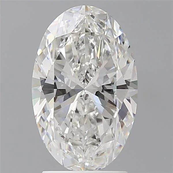 2.50ct Oval Lab Grown Diamond (Colour F, Clarity VVS1, IGI Certified)