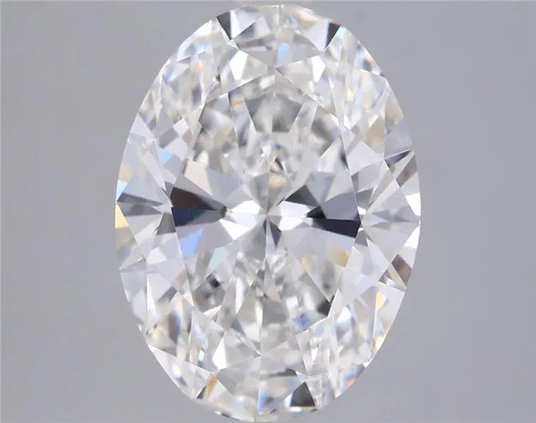 2.50ct Oval Lab Grown Diamond (Colour F, Clarity VVS2, IGI Certified)