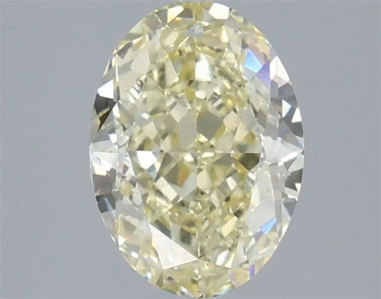 2.50ct Oval Lab Grown Diamond (Colour Fancy Yellow, Clarity VS2, IGI Certified)
