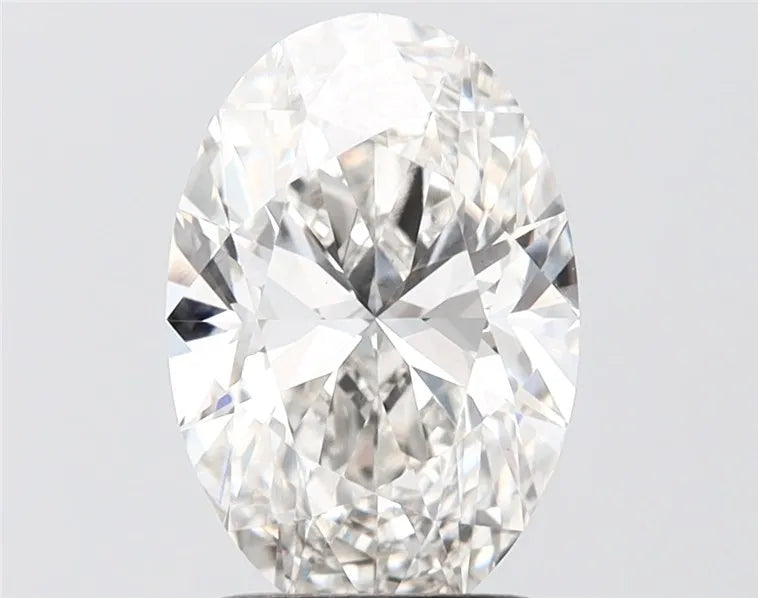 2.50ct Oval Lab Grown Diamond (Colour G, Clarity VS2, IGI Certified)