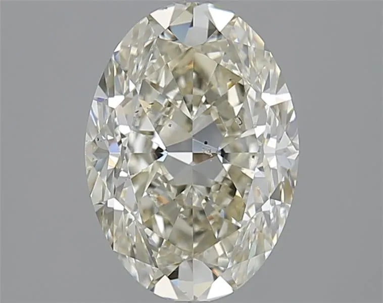 2.50ct Oval Natural Diamond (Colour K, Clarity SI1, Cut VG, HRD Certified)