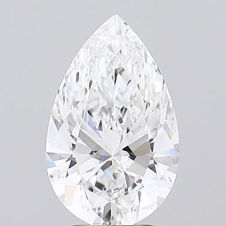 2.50ct Pear Lab Grown Diamond (Colour D, Clarity IF, IGI Certified)