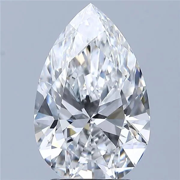 2.50ct Pear Lab Grown Diamond (Colour D, Clarity IF, IGI Certified)