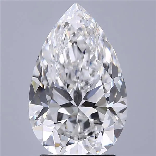 2.50ct Pear Lab Grown Diamond (Colour D, Clarity VVS1, IGI Certified)