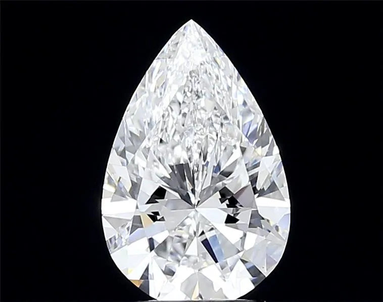 2.50ct Pear Lab Grown Diamond (Colour D, Clarity VVS2, IGI Certified)