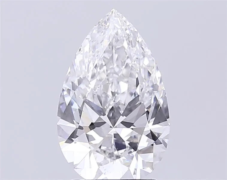 2.50ct Pear Lab Grown Diamond (Colour E, Clarity VS2, IGI Certified)