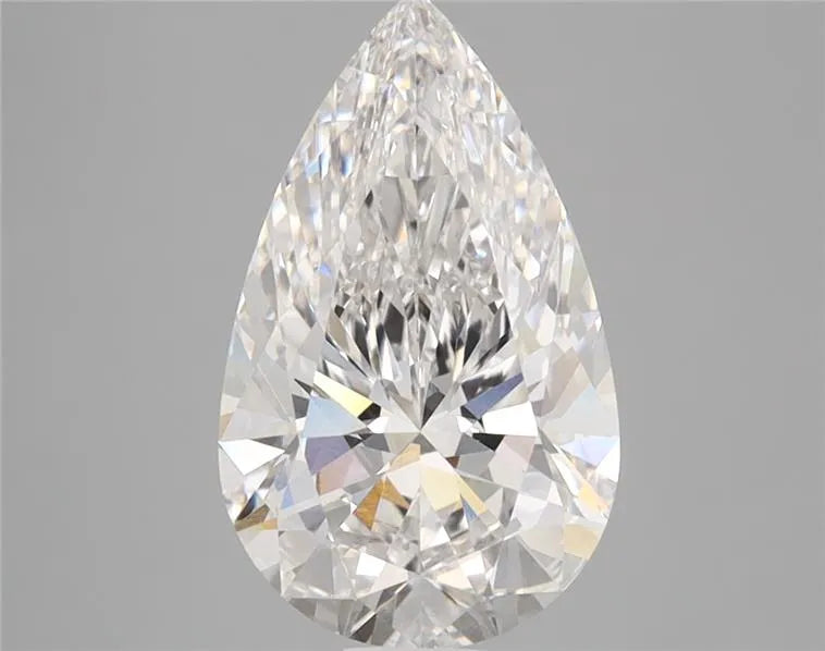 2.50ct Pear Lab Grown Diamond (Colour E, Clarity VVS2, IGI Certified)