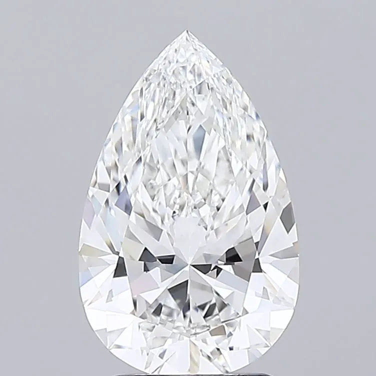 2.50ct Pear Lab Grown Diamond (Colour F, Clarity VVS1, IGI Certified)