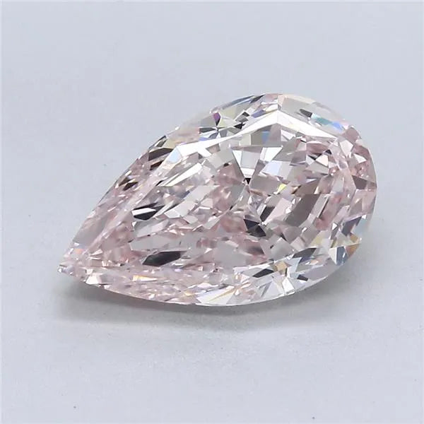2.50ct Pear Natural Diamond (Colour Fancy Pink, Clarity VVS2, GIA Certified)