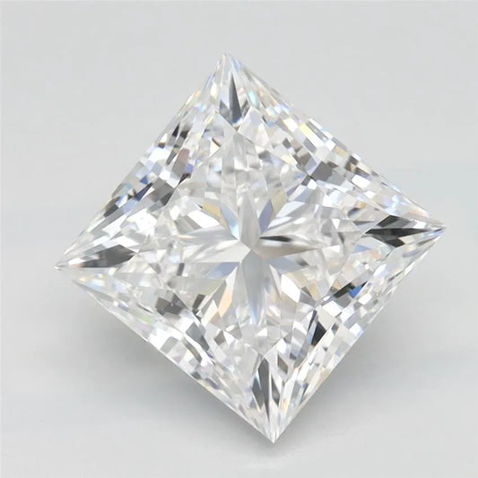 2.50ct Princess Lab Grown Diamond (Colour D, Clarity IF, IGI Certified)