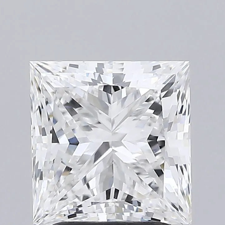 2.50ct Princess Lab Grown Diamond (Colour E, Clarity VS2, IGI Certified)