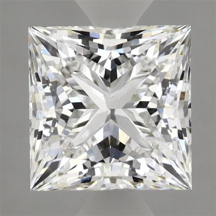 2.50ct Princess Lab Grown Diamond (Colour E, Clarity VS2, IGI Certified)