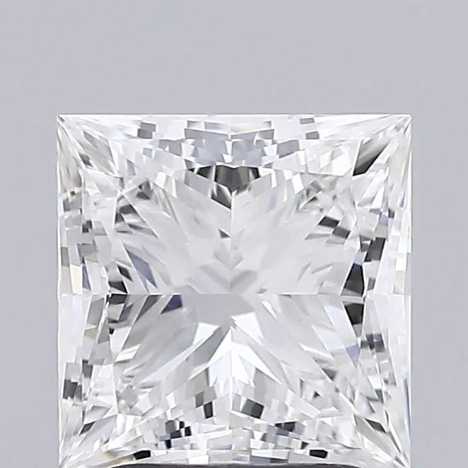 2.50ct Princess Lab Grown Diamond (Colour E, Clarity VVS1, Cut EX, IGI Certified)