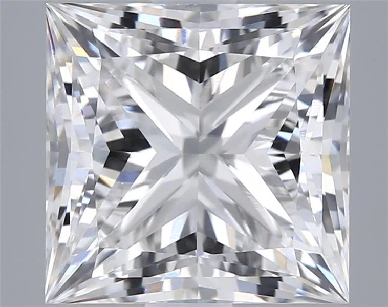 2.50ct Princess Lab Grown Diamond (Colour G, Clarity VVS2, IGI Certified)
