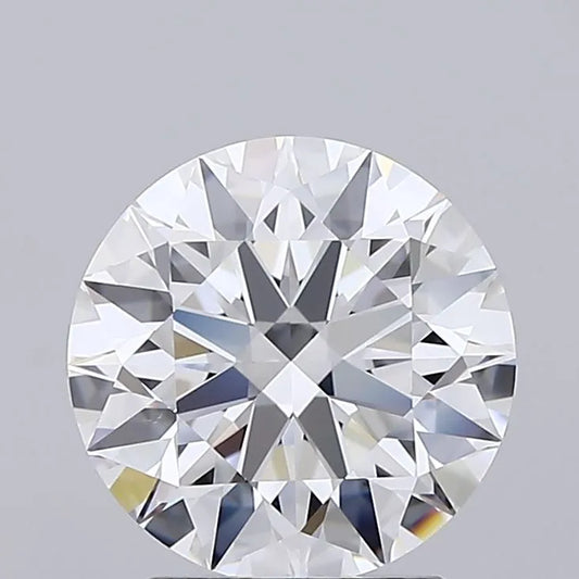 2.50ct Round Lab Grown Diamond (Colour D, Clarity IF, Cut ID, IGI Certified)