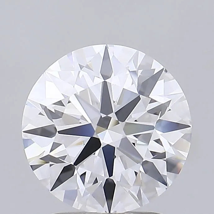 2.50ct Round Lab Grown Diamond (Colour D, Clarity IF, Cut ID, IGI Certified)
