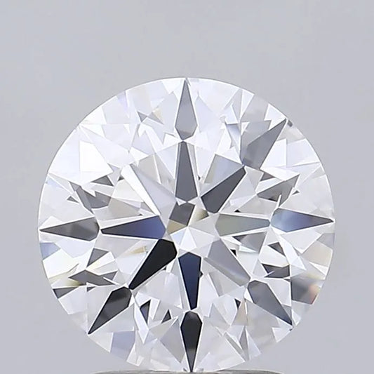 2.50ct Round Lab Grown Diamond (Colour D, Clarity IF, Cut ID, IGI Certified)