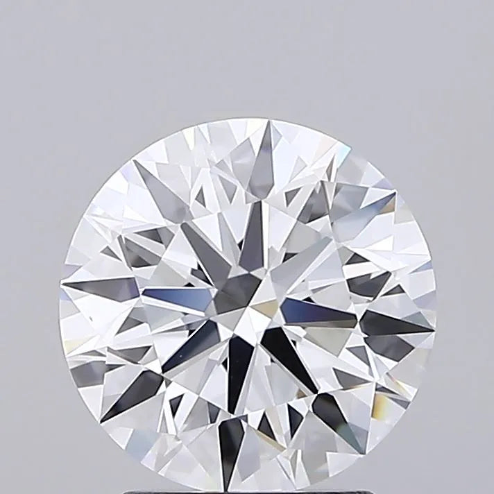 2.50ct Round Lab Grown Diamond (Colour D, Clarity VVS2, Cut ID, IGI Certified)