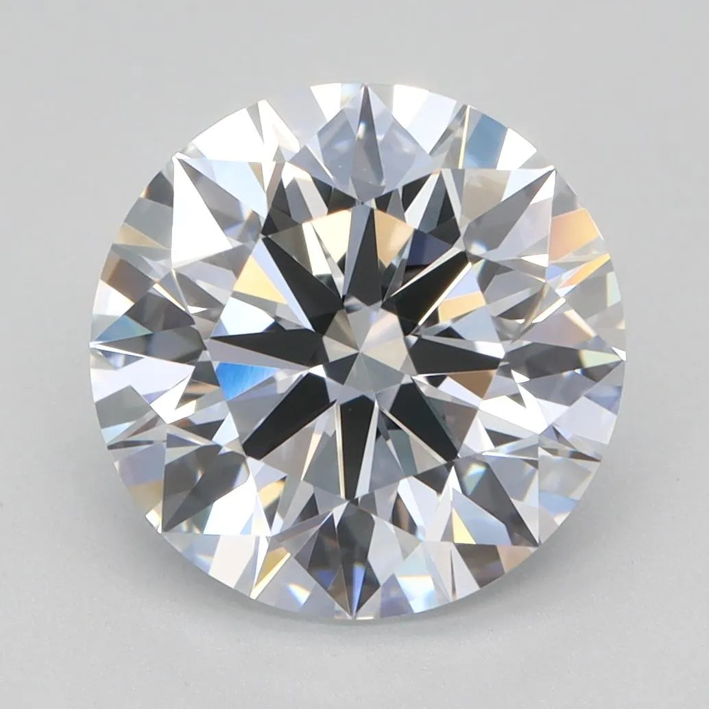 2.50ct Round Lab Grown Diamond (Colour F, Clarity IF, Cut ID, IGI Certified)