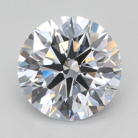 2.50ct Round Lab Grown Diamond (Colour F, Clarity IF, Cut ID, IGI Certified)