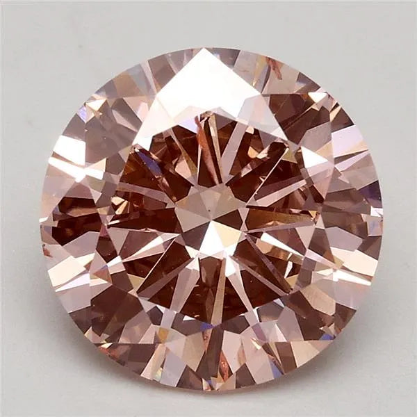 2.50ct Round Lab Grown Diamond (Colour Fancy Intense Pink, Clarity SI2, Cut VG, IGI Certified)