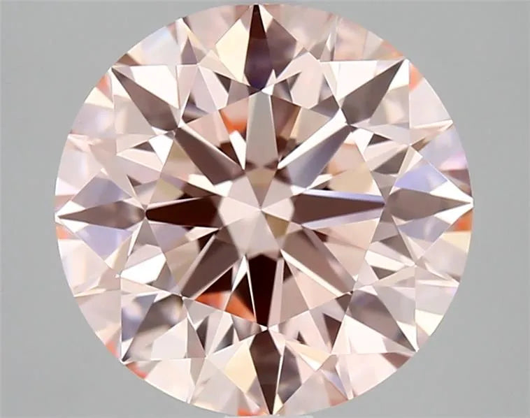 2.50ct Round Lab Grown Diamond (Colour Fancy Intense Pink, Clarity VVS1, Cut ID, IGI Certified)