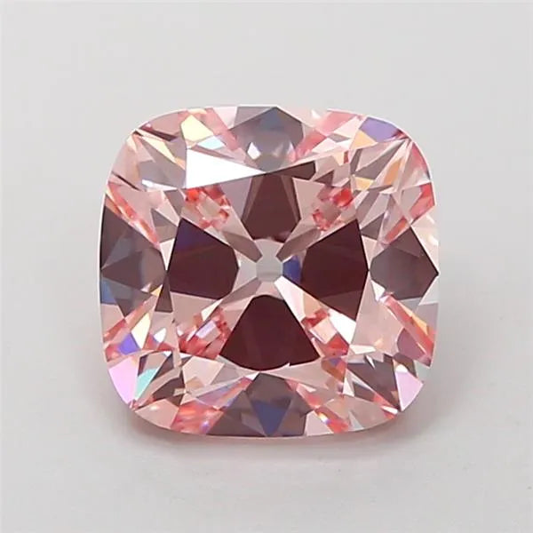 2.51ct Cushion modified Lab Grown Diamond (Colour Fancy Intense Pink, Clarity VS1, IGI Certified)