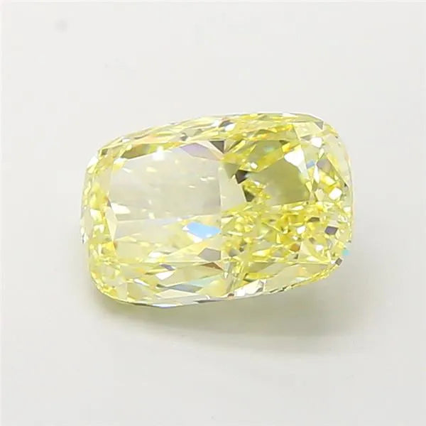 2.51ct Cushion modified Lab Grown Diamond (Colour Fancy Yellow, Clarity VVS2, IGI Certified)