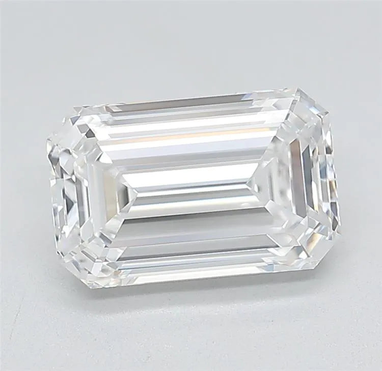 2.51ct Emerald Lab Grown Diamond (Colour D, Clarity IF, Cut EX, IGI Certified)