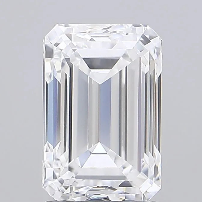 2.51ct Emerald Lab Grown Diamond (Colour D, Clarity VVS1, IGI Certified)