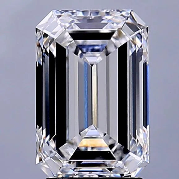 2.51ct Emerald Lab Grown Diamond (Colour E, Clarity IF, IGI Certified)
