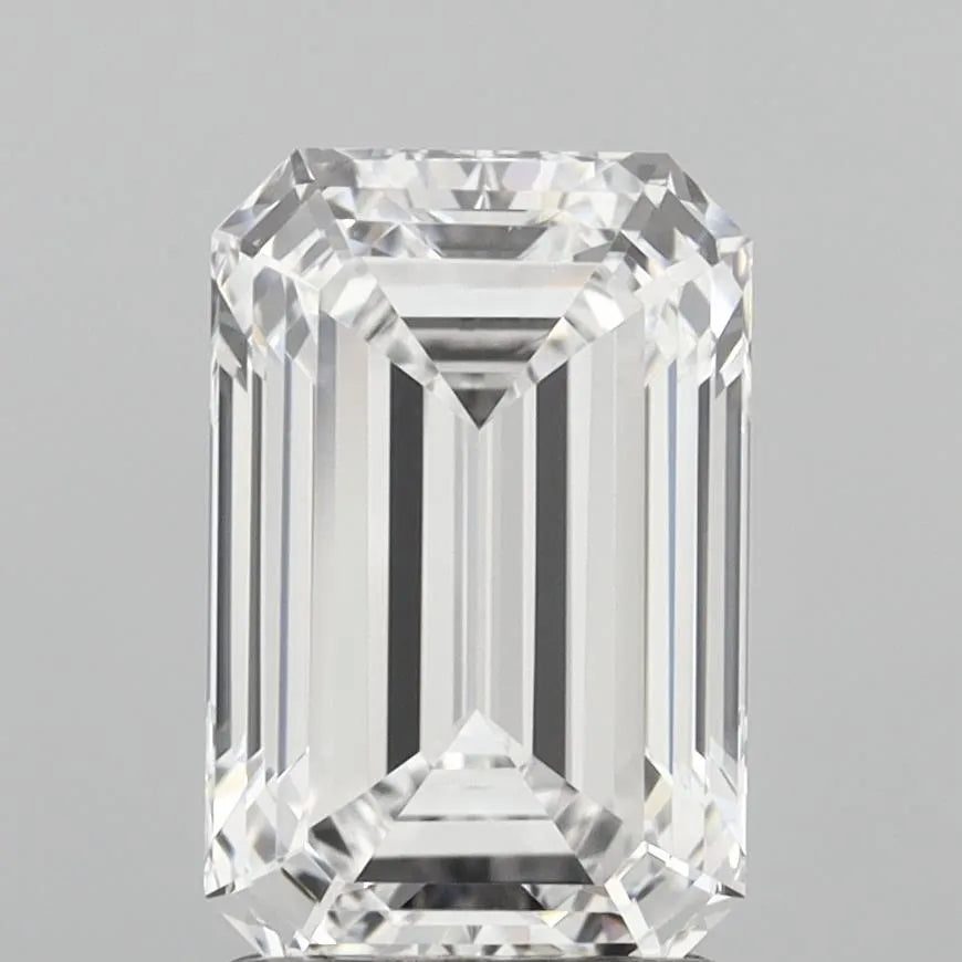 2.51ct Emerald Lab Grown Diamond (Colour E, Clarity VVS1, IGI Certified)