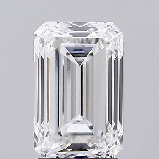 2.51ct Emerald Lab Grown Diamond (Colour F, Clarity VVS1, IGI Certified)