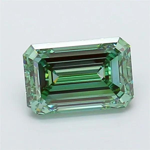 2.51ct Emerald Lab Grown Diamond (Colour Fancy Vivid Green, Clarity VS1, IGI Certified)