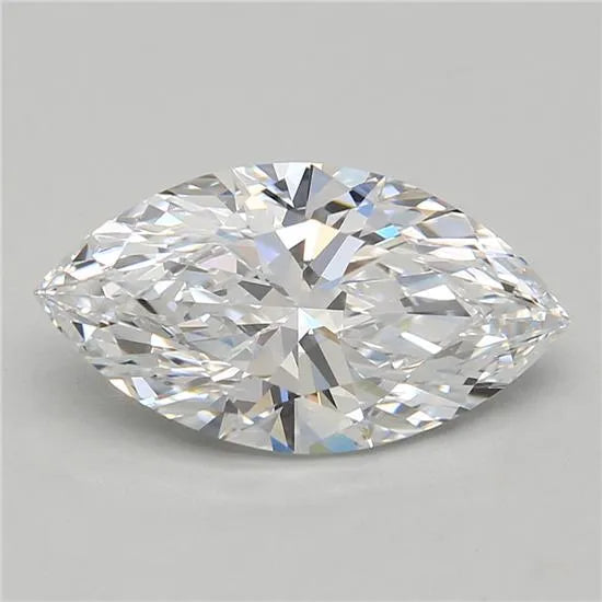 2.51ct Marquise Lab Grown Diamond (Colour D, Clarity IF, GIA Certified)