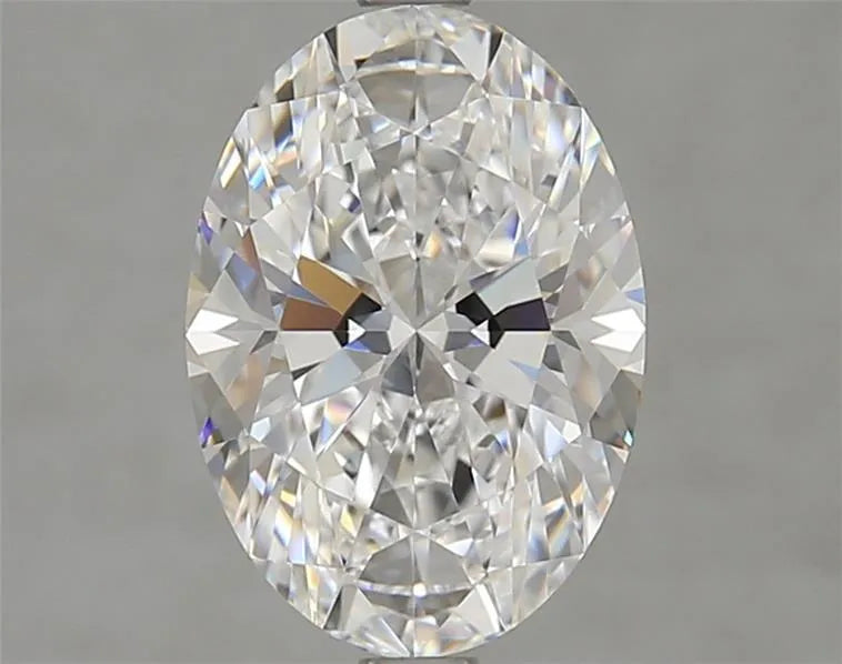 2.51ct Oval Lab Grown Diamond (Colour D, Clarity IF, Cut EX, IGI Certified)